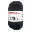 MONDIAL CRILLY-200 100% MIKROKUITU POLYESTER, 50g - 133m MUSTA - Akryylilangat - 36880 - 1