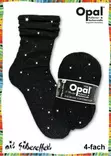 OPAL HOPEAGLITTERI 4 ply 71% WOOL 26% PA 3% PE 100G - 425M MUSTA/HOPEA 11071 - Opal 4-säikeiset sukkalangat - 36740 - 1