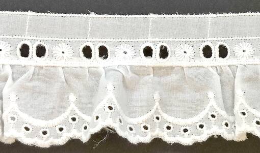 PUUVILLA BRODYYRI VALKOINEN 50 MM - Brodyyrit - 18590 - 1