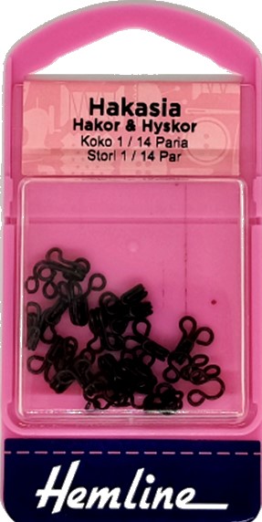 HEMLINE HAKASIA MUSTA H401-1 - Hemline hakaset - 11180 - 1
