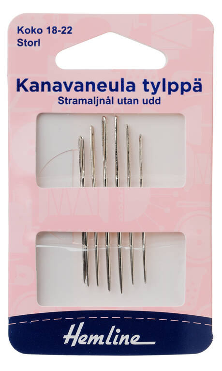 HEMLINE KANAVANEULA TYLPPÄ 18-22 - Hemline silmäneulat - 11110 - 1