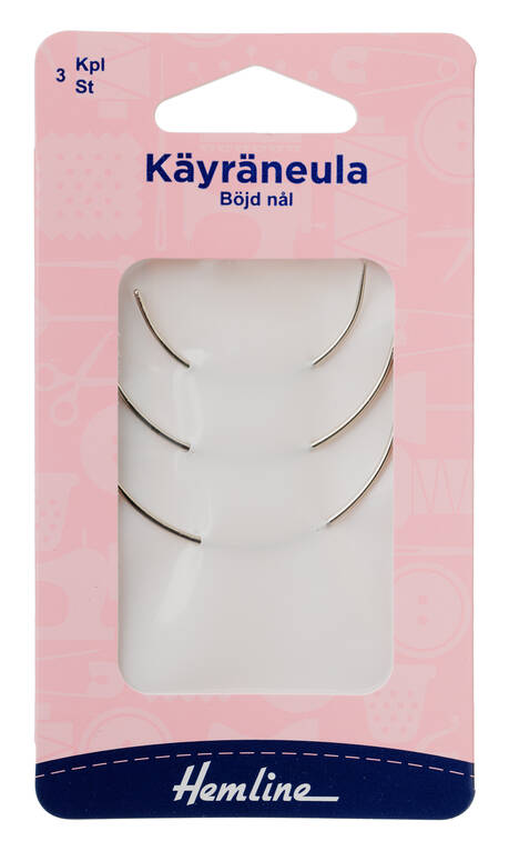 HEMLINE KÄYRÄNEULA 3KPL - Hemline silmäneulat - 11130 - 1