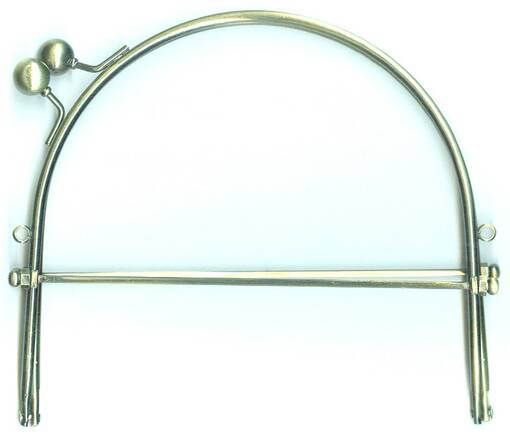 KUKKARONKEHYS RINKULOILLA KULTA LEV. 15 CM - Laukku-ja kukkarotarvikkeet - 30290 - 1