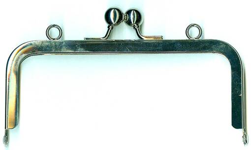 KUKKARONKEHYS RINKULOILLA LEV. 15 CM - Laukku-ja kukkarotarvikkeet - 17510 - 1