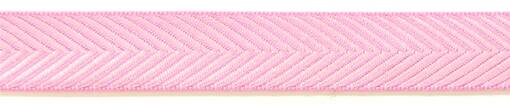 NAUHA HERRINGBONE 16 MM PINKKI - Kudottunauha - 30180 - 1
