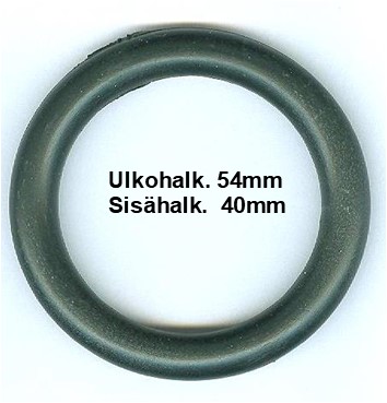 RENGAS MUSTA 40MM - Käsityörenkaat - 16790 - 1