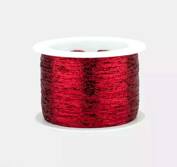 PRO LANA WH GLITZER METALLILANKA PUNAINEN 62% PE 38% PA 1000M - Glitzer - 36490 - 1