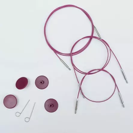 KP SWIVEL 20/40 CM KAAPELI 10641-360° - Knitpro vaihtopäät ja kaapelit - 30341 - 1