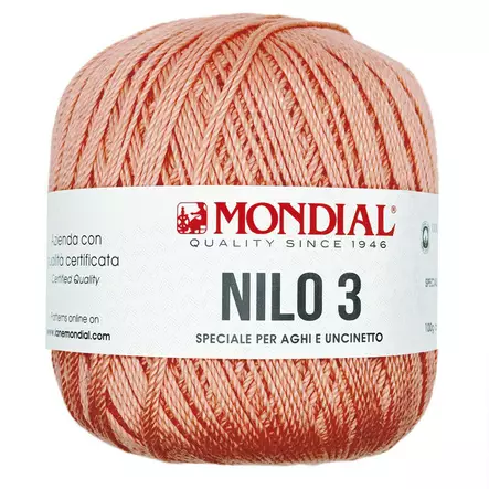 MONDIAL NILO-3-183 PERSIKKA 100% PUUVILLA 100G - 200M - Nilo 3 - 35971 - 1