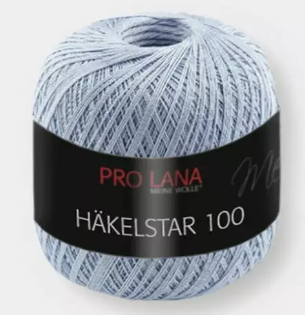 PRO LANA HÄKELSTAR 6 x 100 G 100 % PUUVILLA VAAL.SININEN - Häkelstar 100 - 35881 - 1
