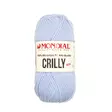 MONDIAL CRILLY-690 100% MIKROKUITU POLYESTER, 50g - 133m VAALEANSININEN - Akryylilangat - 36881 - 1