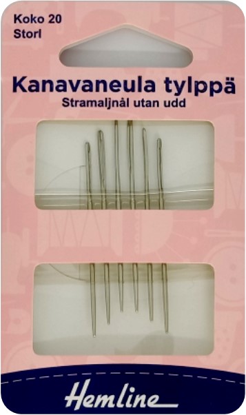 HEMLINE KANAVANEULA TYLPPÄ 20 - Hemline silmäneulat - 11111 - 1
