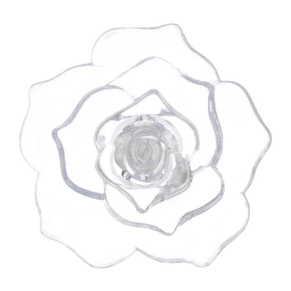 NAPPI LÄPINÄKYVÄ RUUSU - Akryylinappi - 15851 - 1