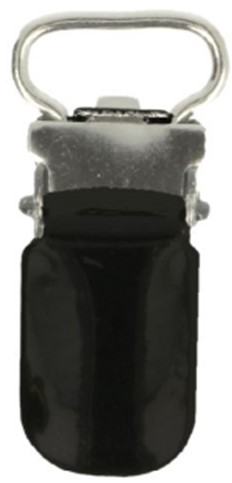 KLIPSIT METALLIA MUSTA 26x10 MM - Klipsit - 27931 - 1