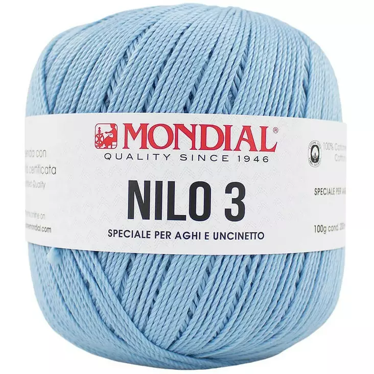 MONDIAL NILO-3-846 VAALEANSININEN100% PUUVILLA 100G - 200M - Nilo 3 - 35961 - 1