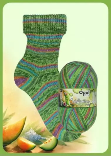 OPAL CELEBRATION 6 ply 75% WOOL 25% PA 150G - 420M KURKKUTAIKUUTTA 11690 - 6-säikeiset sukkalangat - 36741 - 1