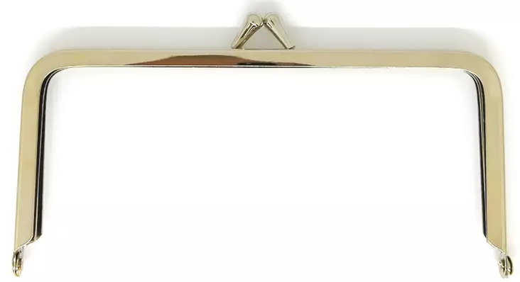 KUKKARONKEHYS PIENI NIKKELI 10 X 5 CM - Laukku-ja kukkarotarvikkeet - 15911 - 1