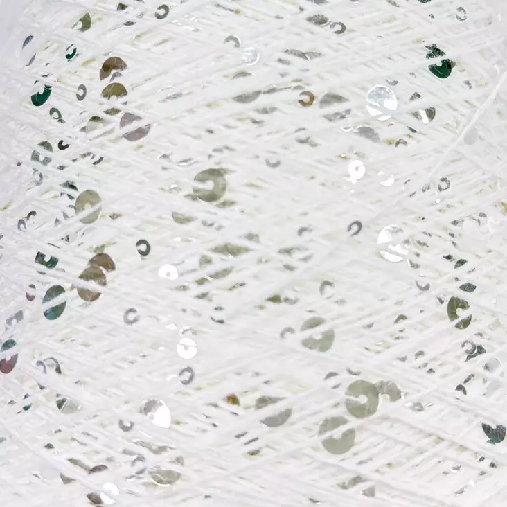 MONDIAL GLITTER 100% PUUVILLA 100G-400M 230 LUONNONVALKOINEN - Glitter - 36801 - 1