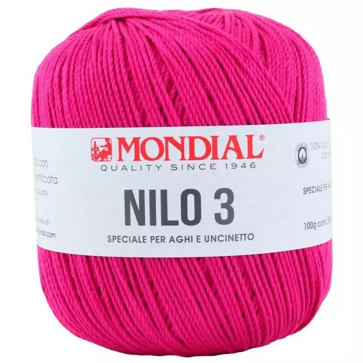 MONDIAL NILO-3-45 KIRKAS FUKSIA 100% PUUVILLA 100G - 200M - Nilo 3 - 35951 - 1