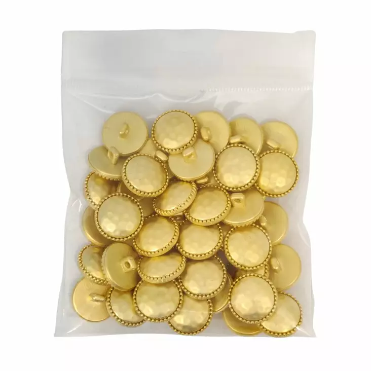 MUOVINEN KANTANAPPI 18 MM MATTAKULTA/KUVIO 1PUSSI (N. 30 KPL) N0583-18 - Koristenapit - 36611 - 1