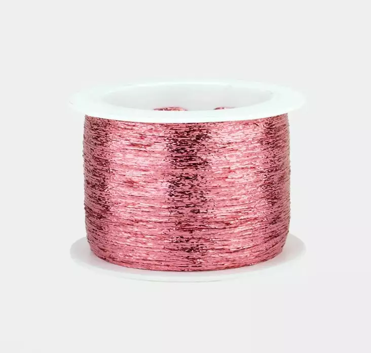 PRO LANA WH GLITZER METALLILANKA ROSÈ 62% PE 38% PA 1000M - Glitzer - 36491 - 1