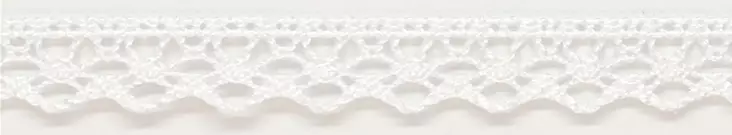 PUUVILLA REUNAPITSI VALKOINEN 12 MM - Puuvillapitsit - 30361 - 1