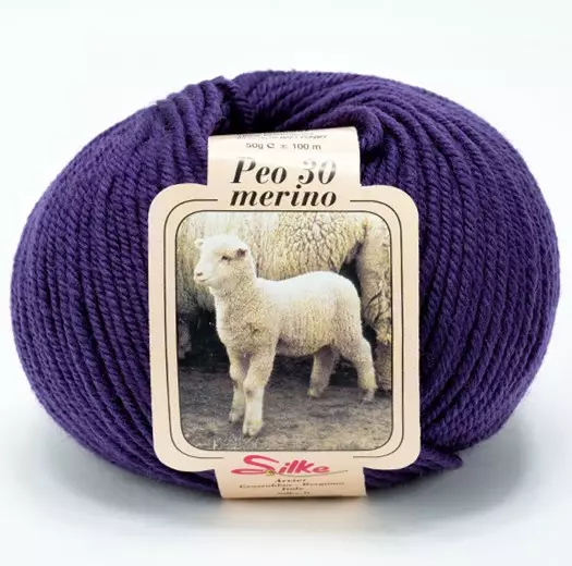 SILKE PEO 30 100% MERINOLANKA 50 G - 100 M - Merino 100 - 32201 - 1