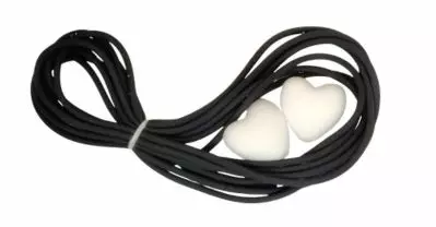 SILMUKKAKAAPELI MUSTA 3MM- 2M, STOPPARI X 2 373-C692 - Silmukkamerkit, Kerroslaskurit ja Puikko - 36511 - 1