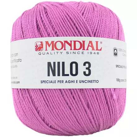 MONDIAL NILO-3-142 PINKKI 100% PUUVILLA 100G - 200M - Nilo 3 - 35952 - 1