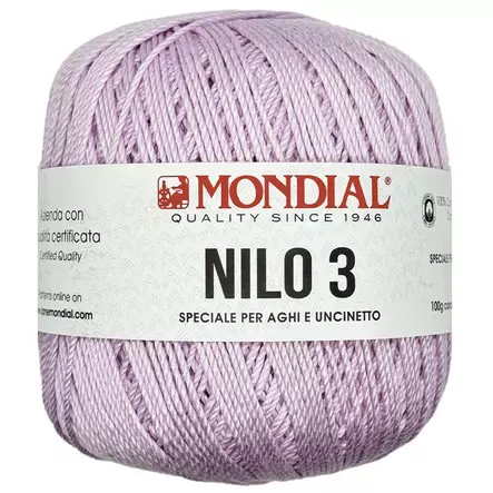 MONDIAL NILO-3-184 VAALEANROOSA 100% PUUVILLA 100G - 200M - Nilo 3 - 35972 - 1