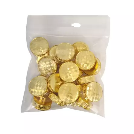 MUOVINEN KANTANAPPI 22 MM KULTA 1PUSSI (N. 20 KPL) N0593-22 - Koristenapit - 36872 - 1