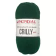MONDIAL CRILLY-084 100% MIKROKUITU POLYESTER, 50g - 133m TUMMANVIHREÄ - Akryylilangat - 36882 - 1