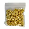 MUOVINEN KANTANAPPI 14 MM KULTA 1PUSSI (N. 50 KPL) N2017 - Koristenapit - 36542 - 1