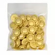MUOVINEN KANTANAPPI 20 MM MATTAKULTA/KRANSSI KUVIO 1PUSSI (N. 50 KPL) N3449-20 - Koristenapit - 36602 - 1