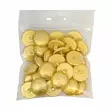MUOVINEN KANTANAPPI 23 MM MATTAKULTA/KUVIO 1PUSSI (N. 25 KPL) N0584-23 - Koristenapit - 36612 - 1