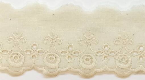 PUUVILLA BRODYYRI LUONNON VALKOINEN 55 MM - Brodyyrit - 14552 - 1