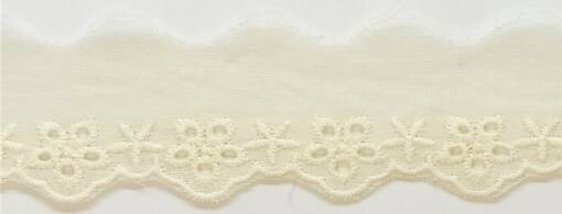 PUUVILLA BRODYYRI ECRU 35 MM - Brodyyrit - 18632 - 1