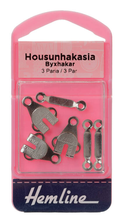 HEMLINE HOUSUN HAKASIA 3PARIA NIKL - Hemline hakaset - 11252 - 1