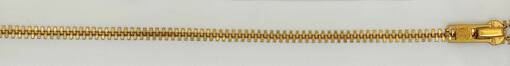 METALLI VETOKETJU 4 MM KIINTEÄ KULTA / VALKOINEN 15 CM - 15 cm - 29752 - 1