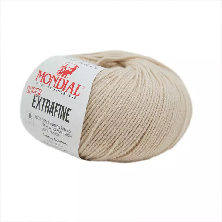 MONDIAL MERINO EXTRAFINE-501 100% MERINOVILLA 50G - 175M - Merino 175 - 36352 - 1