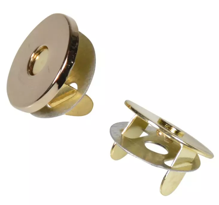 MAGNEETTILUKKO ISO KULTA (H41648-80) 19 MM - Laukku-ja kukkarotarvikkeet - 30282 - 1