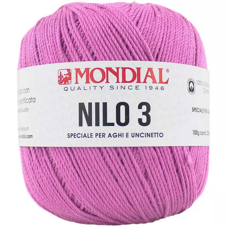 MONDIAL NILO-3-142 PINKKI 100% PUUVILLA 100G - 200M - Nilo 3 - 35952 - 1