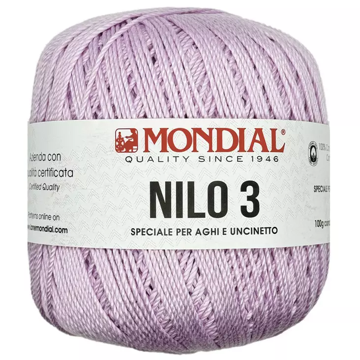 MONDIAL NILO-3-184 VAALEANROOSA 100% PUUVILLA 100G - 200M - Nilo 3 - 35972 - 1