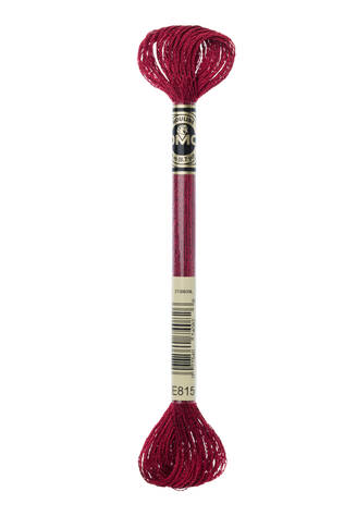 6 SKEINS METALLIC EMBROIDERY FLOSS - Kirjontalangat - 19733 - 1