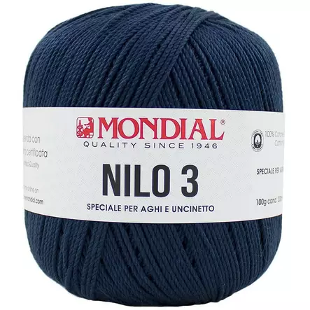 MONDIAL NILO-3-125 TUMMANSININEN 100% PUUVILLA 100G - 200M - Nilo 3 - 35963 - 1