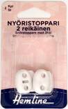 NYÖRISTOPPARI 2 REIKÄINEN, VALK, 6MM NYÖRILLE - Hemline kiinnittimet - 31173 - 1