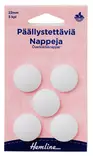 HEMLINE PÄÄLLYSTETTÄVIÄ NAPPEJA 22MM - Hemline niitit ja päällystettävät napit - 11303 - 1