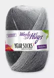 PRO LANA YEAR SOCKS 5 X 100G - Pro Lana 1-säikeinen liukuvärjätty sukka - 31123 - 1