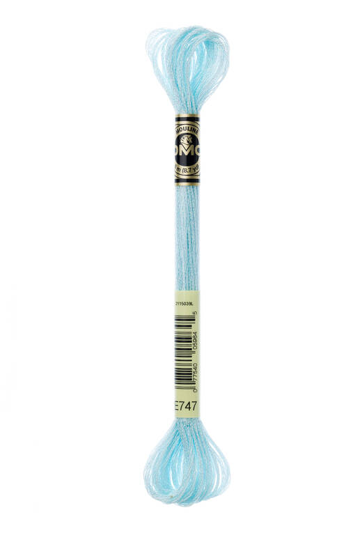 6 SKEINS METALLIC EMBROIDERY FLOSS - Kirjontalangat - 20023 - 1