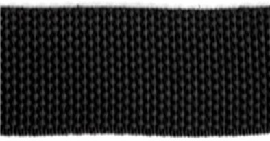 PP-KANTOHIHNA MUSTA 50 MM - Reppu- ja laukkuremmi - 7073 - 1